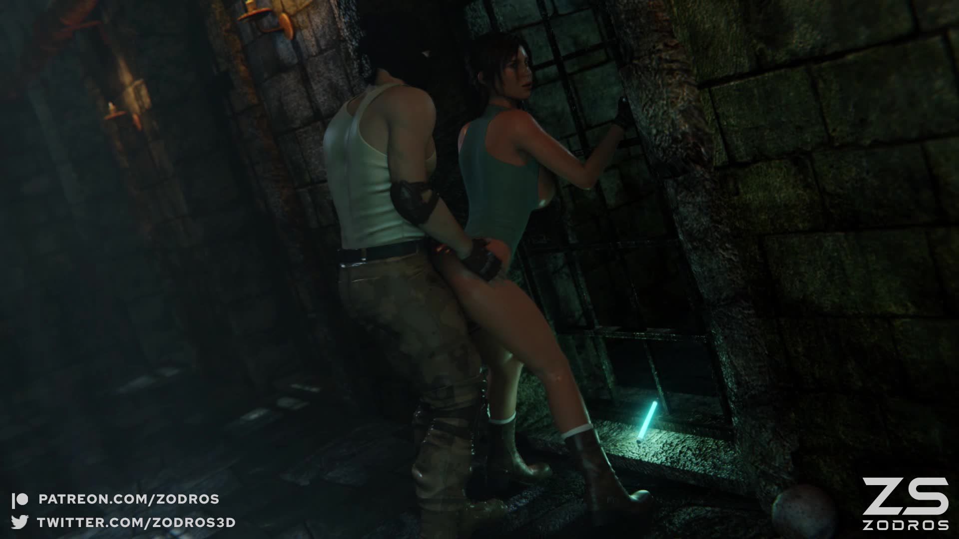 TOMB RAIDER - LARA CROFT FUCKED IN DUNGEON - Zodros - Porn3dx. 